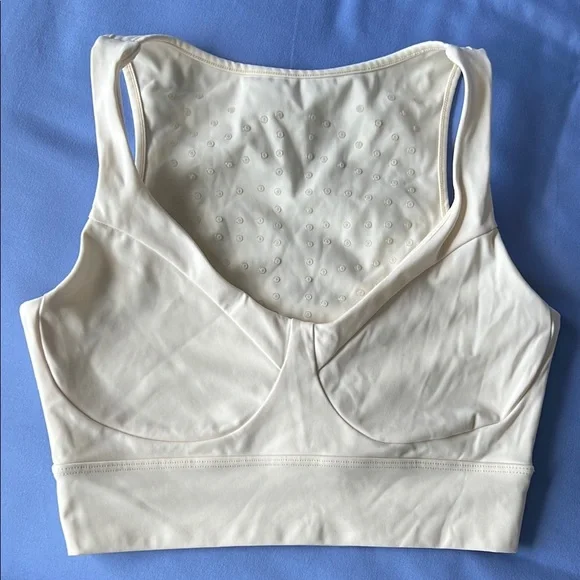 WORN ONCE • Elastique Athletics Le Divine Bra in Ivoire/Ivory • Women’s XS - Picture 4 of 14